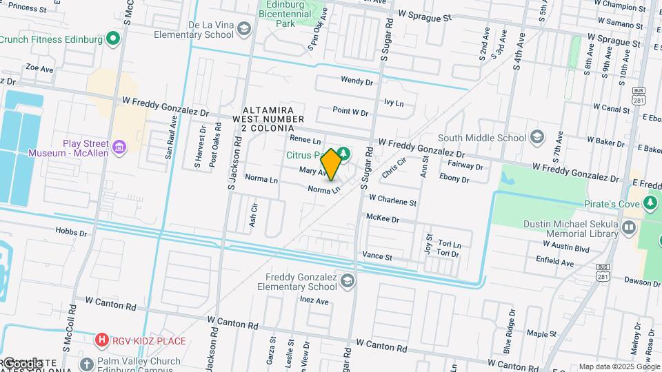 1805 Norma Ln Map and Location Details