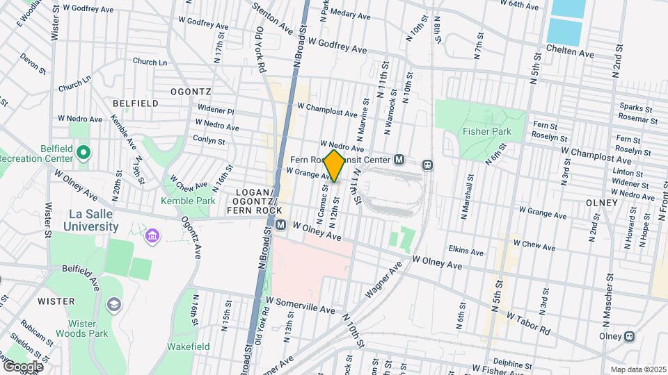 5744 N 12th St Map and Location Details