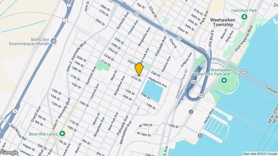 314 21st St-Unit -3F Map and Location Details