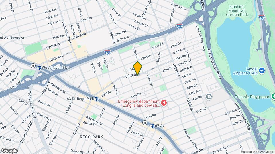 99-40 63rd Rd Map and Location Details