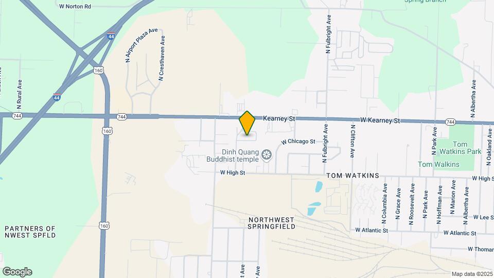 2302 N Hillcrest Mapa y Detalles de la Ubicación