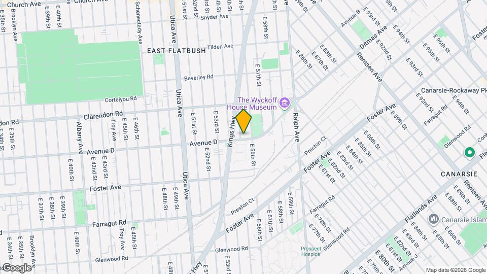 615 E 55th St, Unit 1st fl Map and Location Details