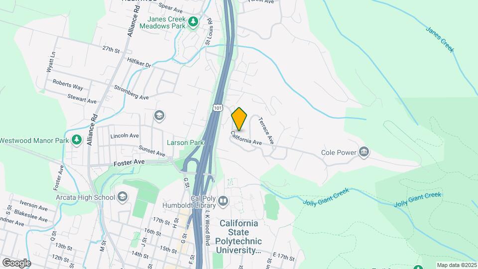 356 California Ave Map and Location Details