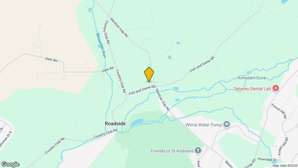 10899 Fish and Game Rd Map and Location Details