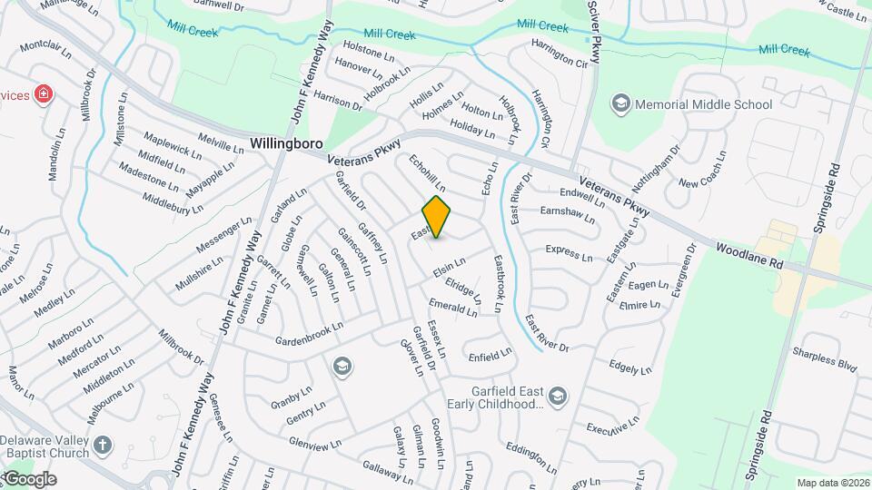 14 East Ct Map and Location Details