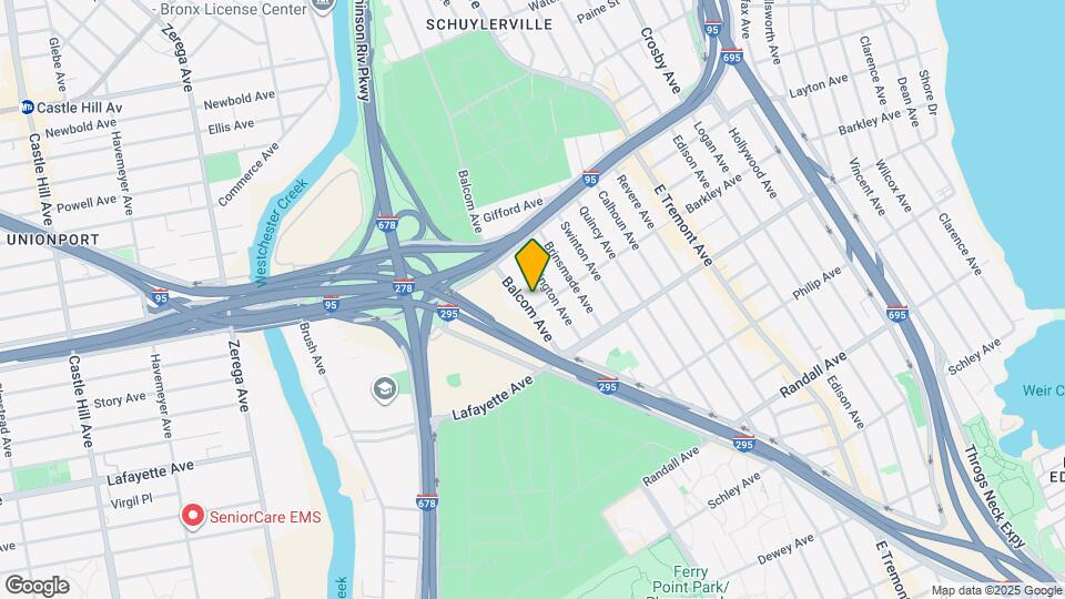 1004 Balcom Ave Map and Location Details