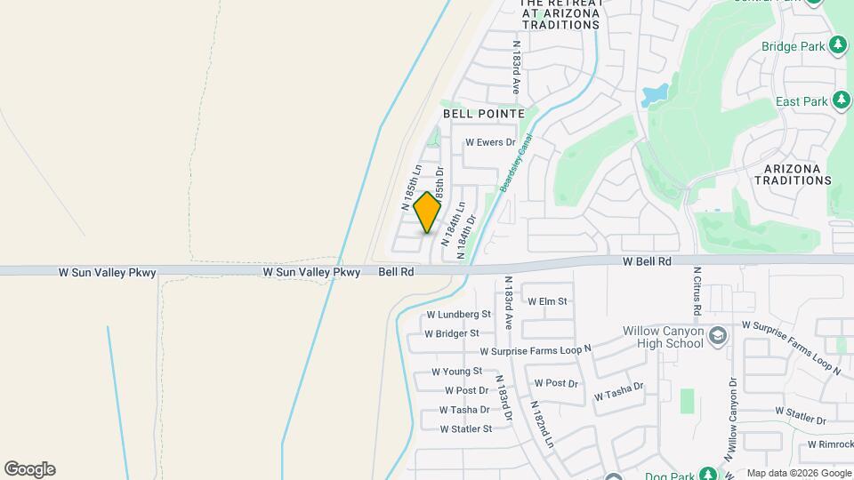 17091 N 185th Dr Mapa y Detalles de la Ubicación