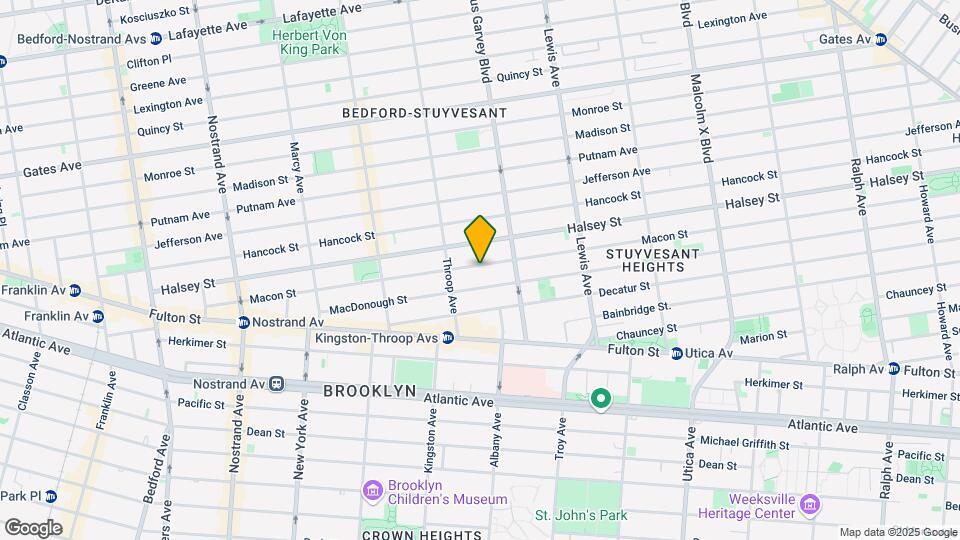 280 Macon Street Mapa y Detalles de la Ubicación