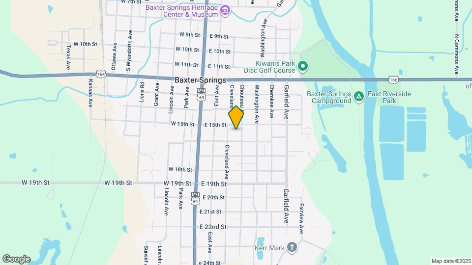 Baxter Springs Senior Residences Map and Location Details