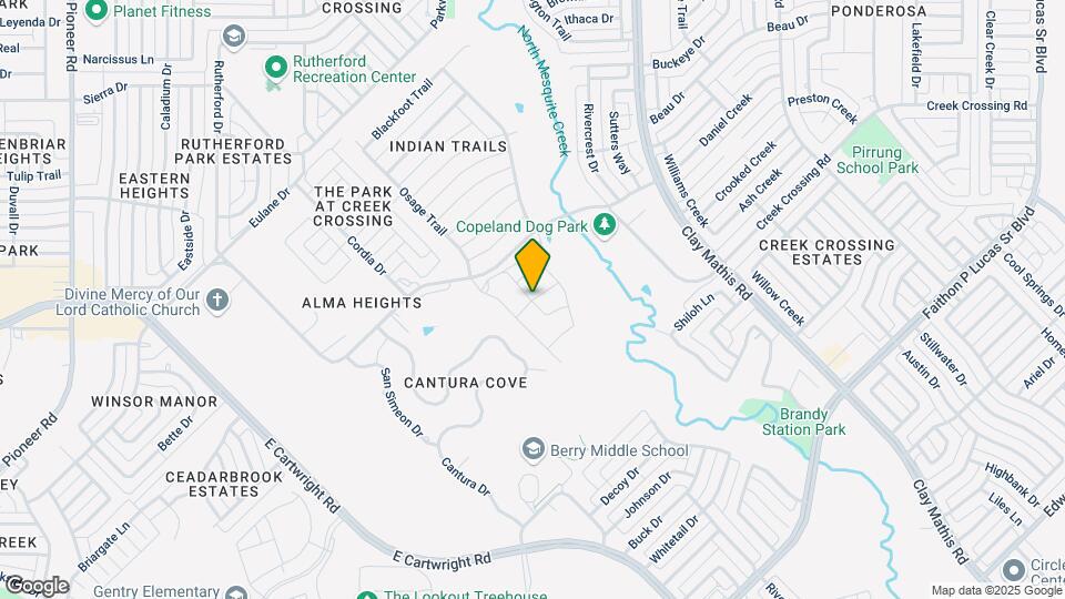 1729 Hazer Ln Map and Location Details