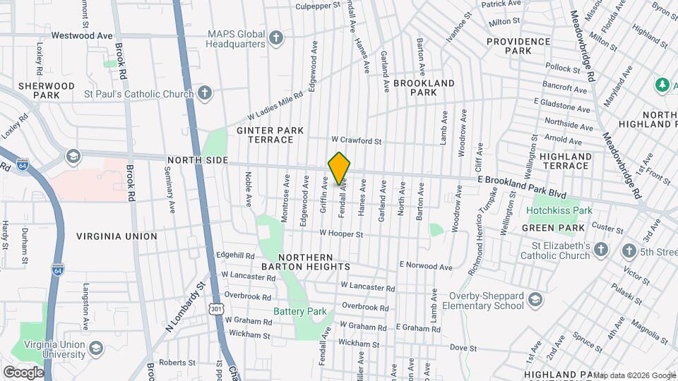 2910 Fendall Ave Map and Location Details