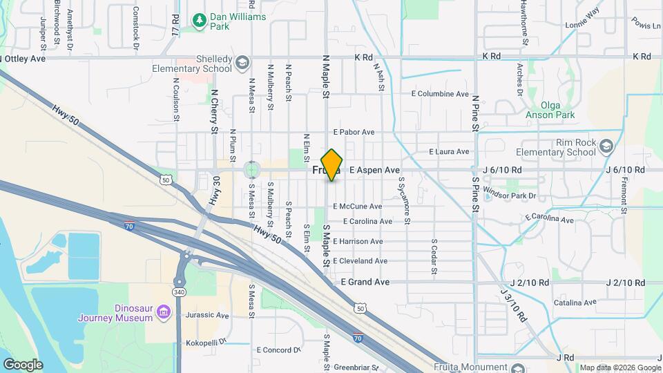 136 S Maple St Map and Location Details