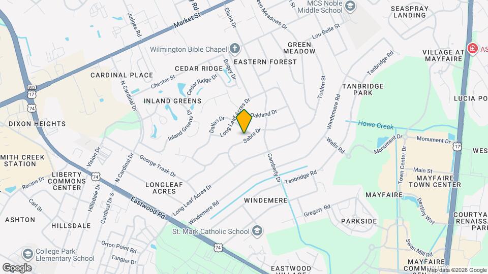 335 Sabra Dr Map and Location Details