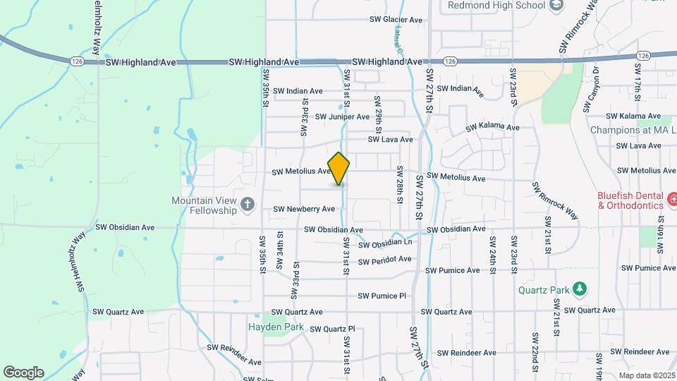 3118 SW Metolius Pl Map and Location Details