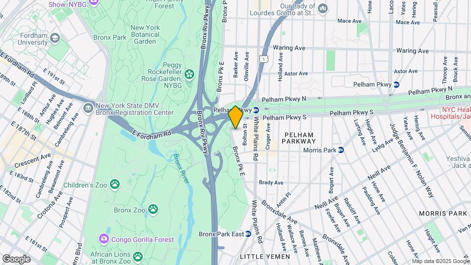 2180 Bronx Pk E Map and Location Details