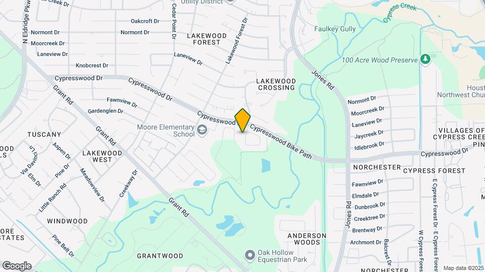 13727 Cypresswood Crossing Blvd Map and Location Details