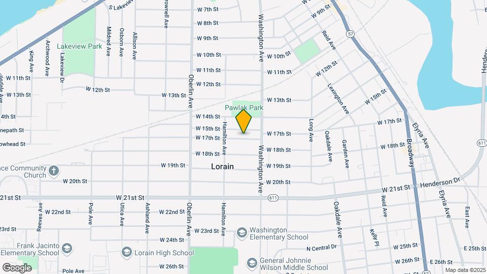 1030 W 17th St Map and Location Details