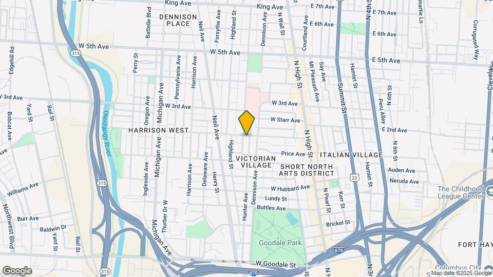 984 Hunter Ave Map and Location Details