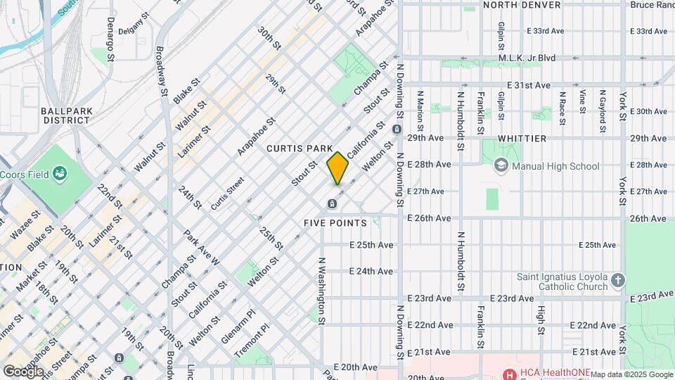 2761 Welton St Map and Location Details