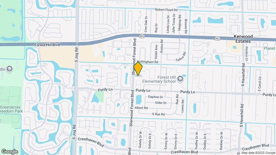 2140 Sherwood Forest Blvd Map and Location Details