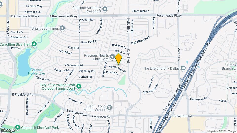 2221 Marble Falls Dr Map and Location Details