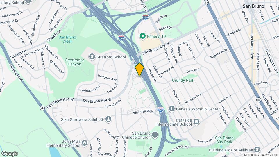 1248 Shelter Creek Ln Map and Location Details