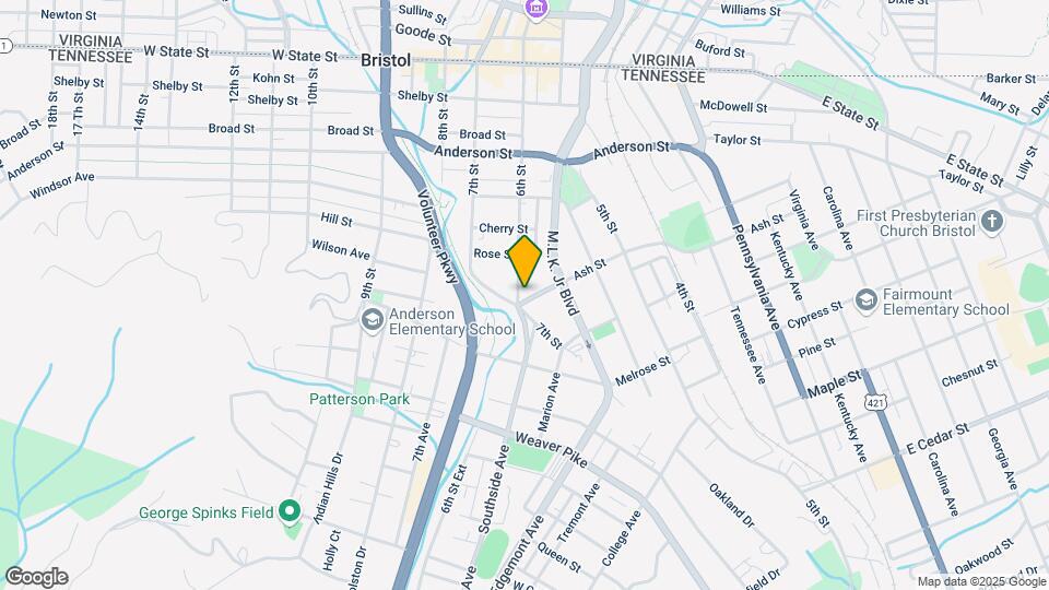 105 Ash St Mapa y Detalles de la Ubicación