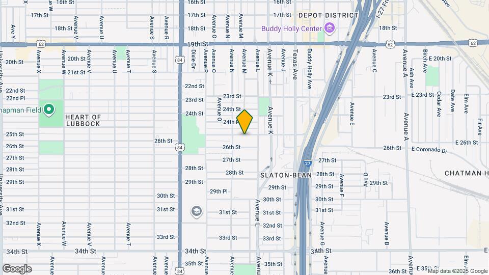 1313 25th St Map and Location Details