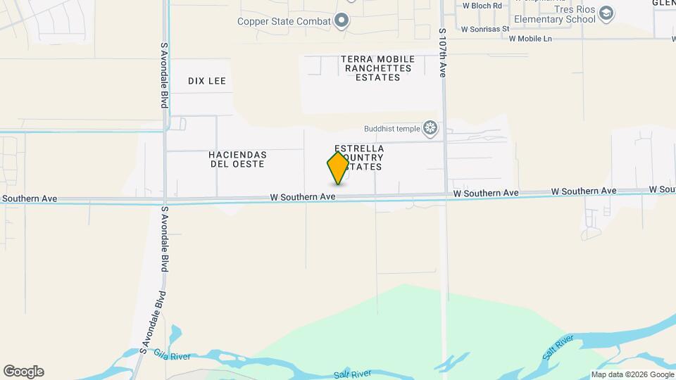 11008 W Southern Ave Map and Location Details