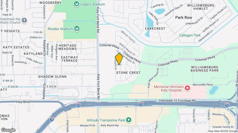 1323 Maple Ace Dr Map and Location Details