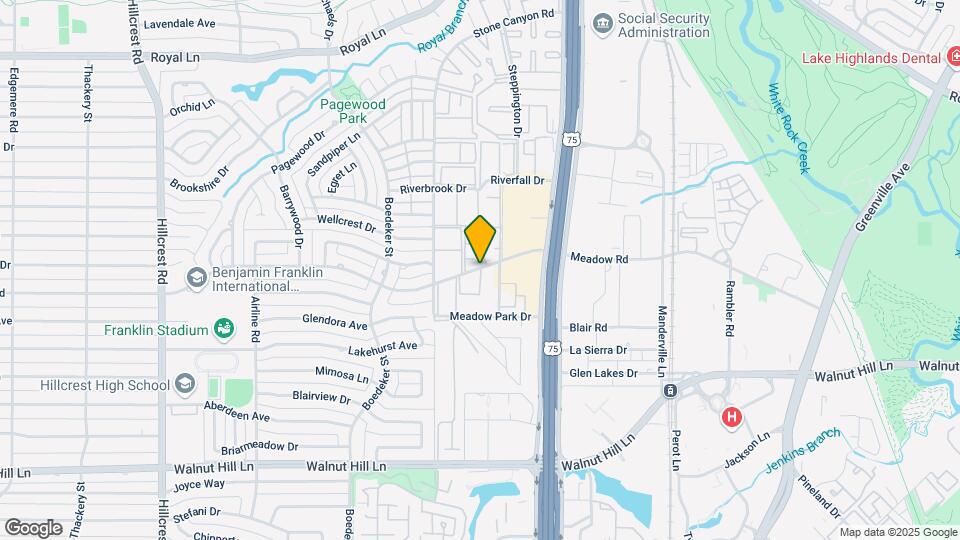 7736 Meadow Rd Map and Location Details