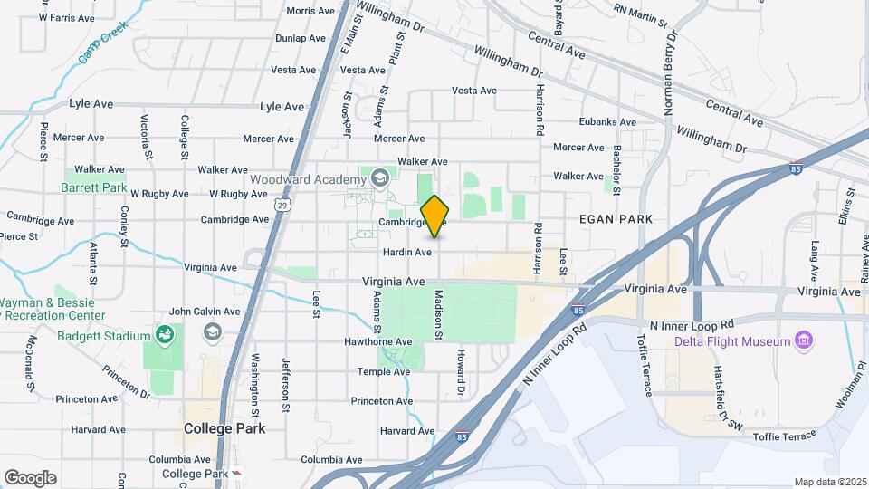 1543 Hardin Ave Map and Location Details