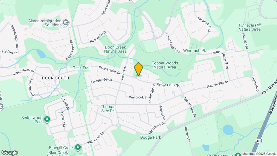 501 Topper Woods Crescent Map and Location Details