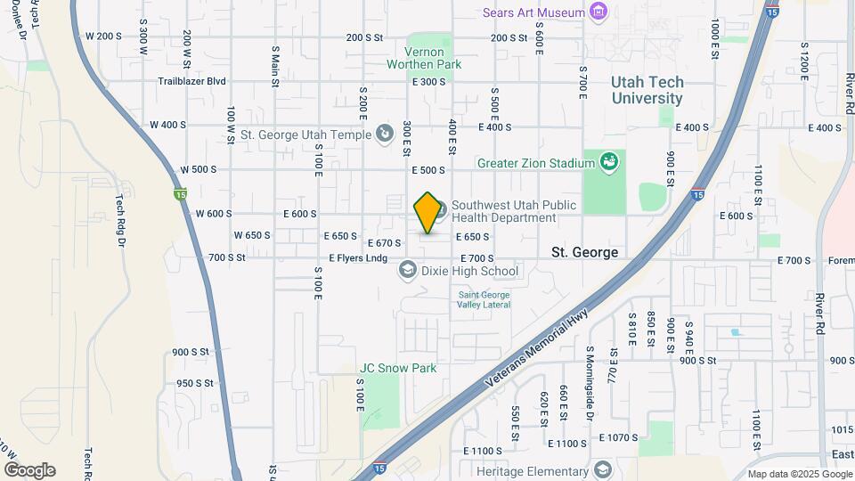 660 S 400 E, Unit 8 Map and Location Details