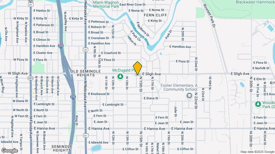 6813 N 14th St Map and Location Details