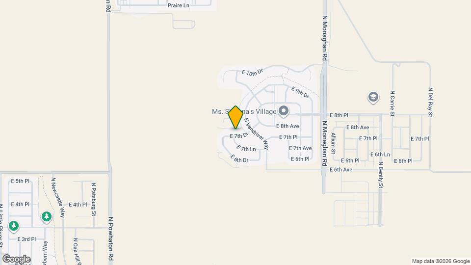 27501 E 7th Dr Map and Location Details