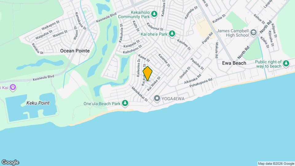 91-1010-1010 Kailea St Map and Location Details