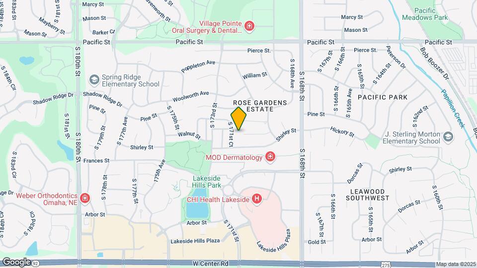 17119 Walnut Cir Map and Location Details