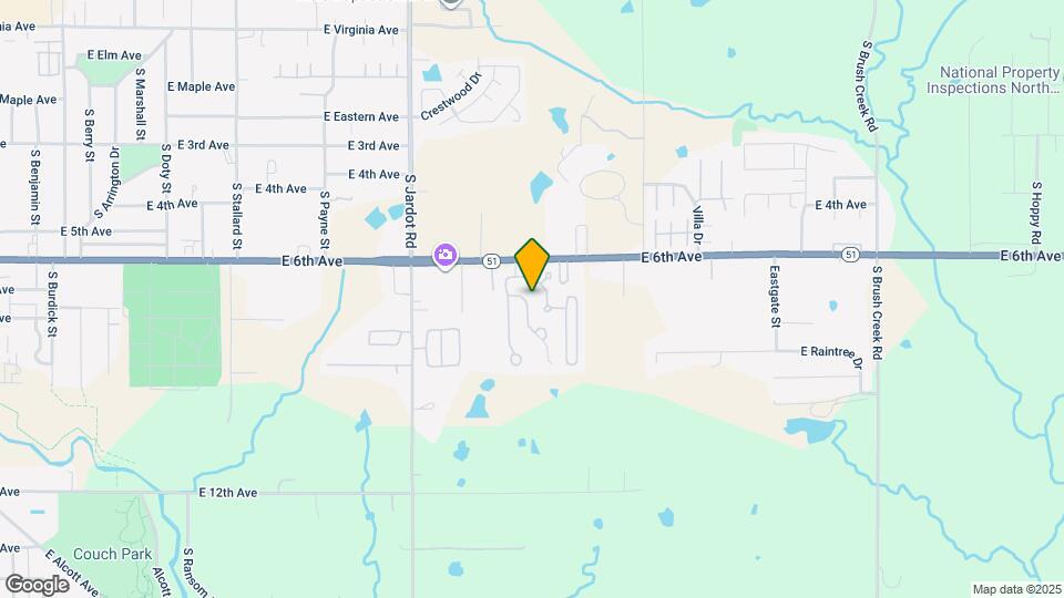 811 S Hightower St Map and Location Details