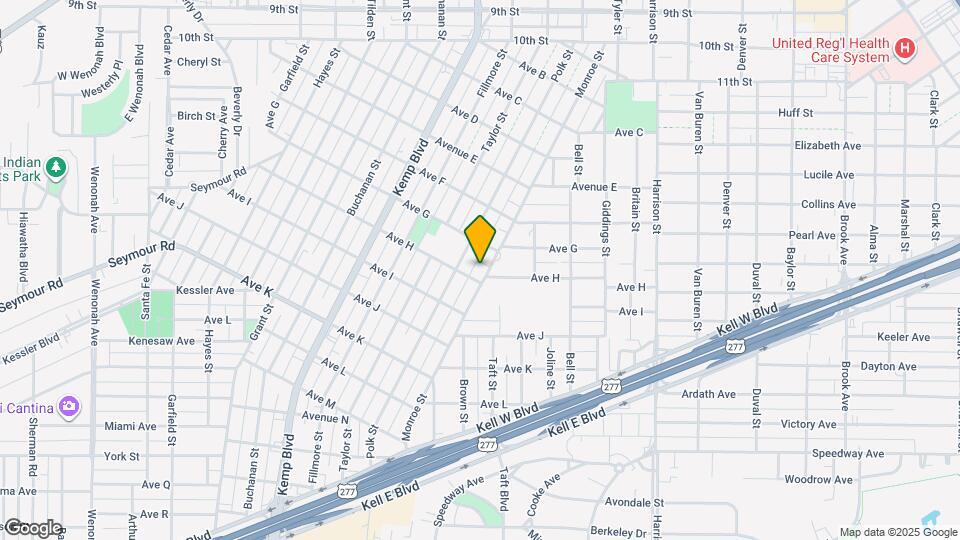 1710 Monroe St Map and Location Details