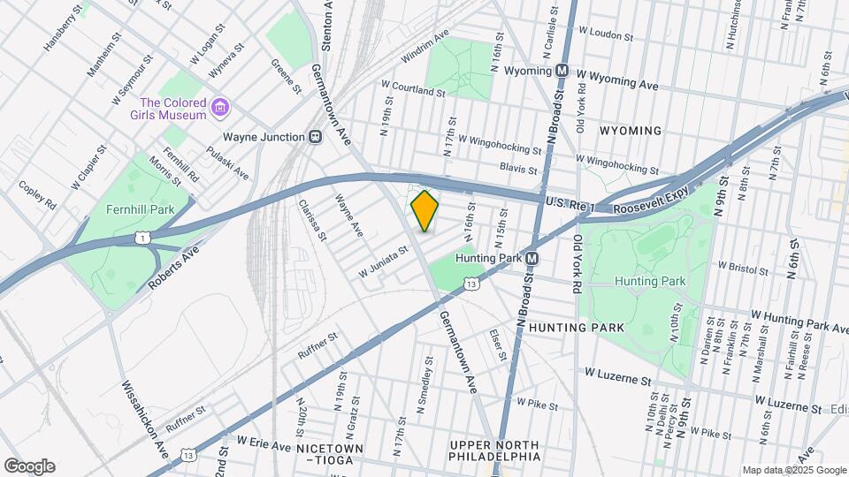 1711 W Juniata St Map and Location Details