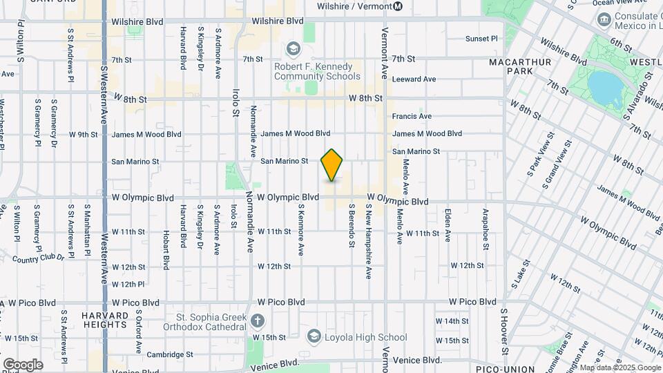 981 S Catalina St Map and Location Details