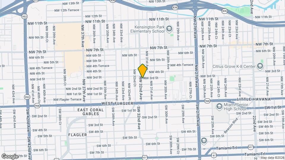 3160 NW 3rd St Map and Location Details