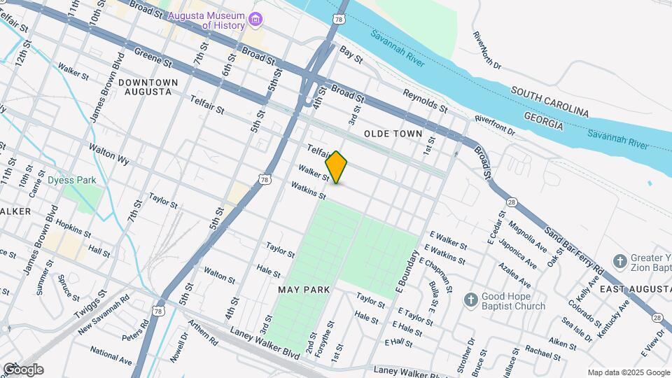 256 Walker St Map and Location Details