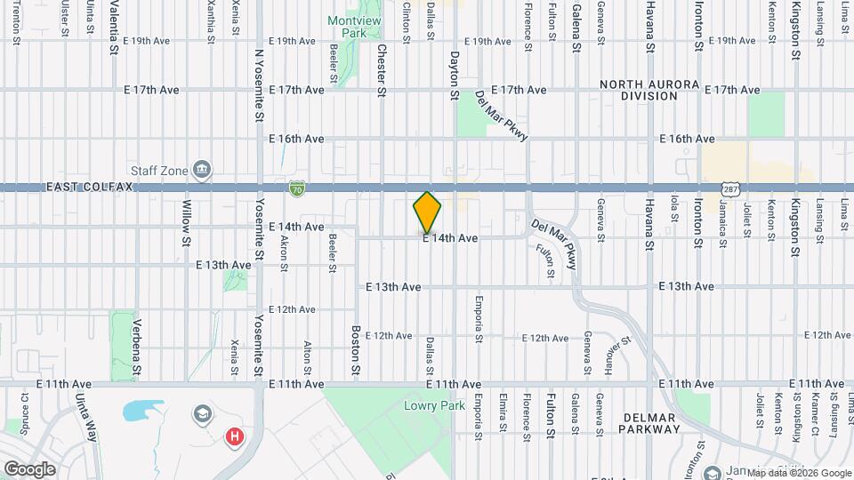 1397 Dallas St Mapa y Detalles de la Ubicación