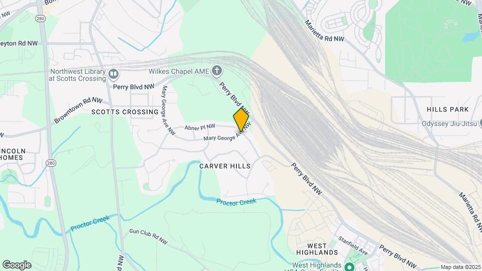 2178 Abner Pl NW Map and Location Details