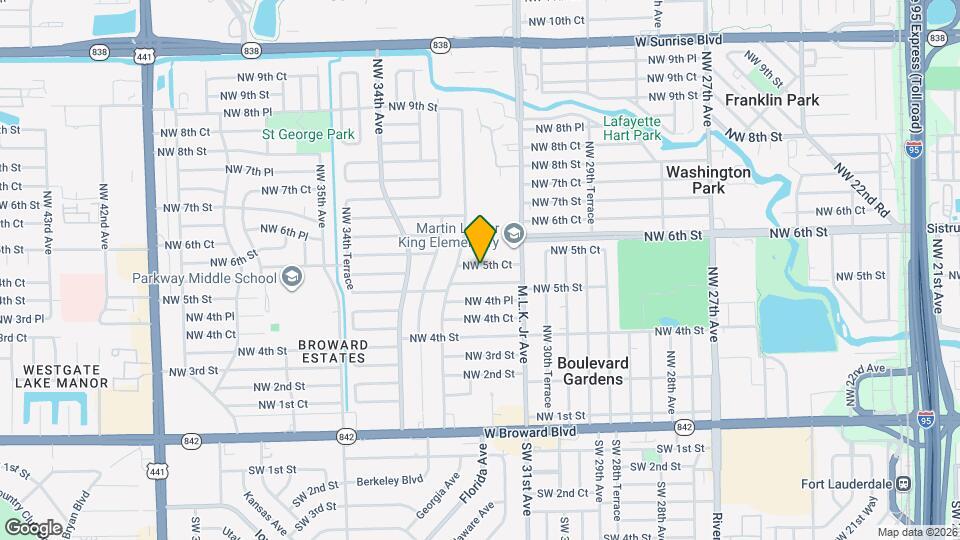 3190 NW 5th Ct Map and Location Details