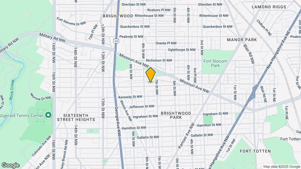 723 Longfellow St NW Map and Location Details