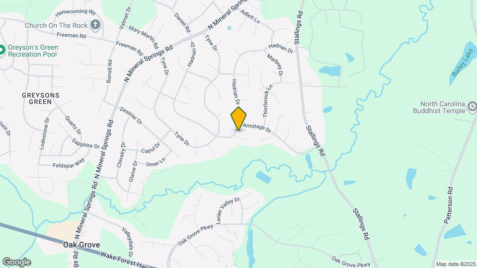 1501 Pycroft Ct Mapa y Detalles de la Ubicación