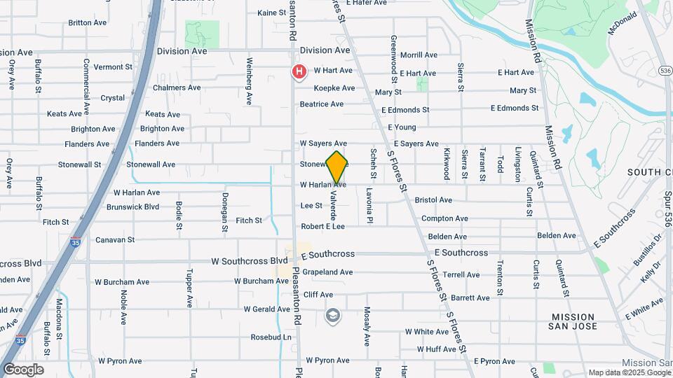 242 W Harlan Ave Map and Location Details